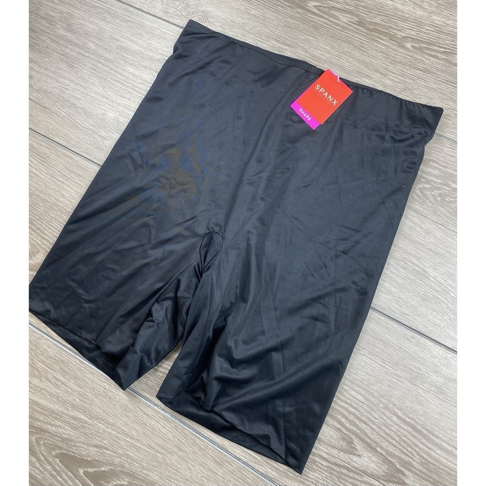 Spanx Women's Mid Thigh Mid Thigh Short‎ Black Size XL New